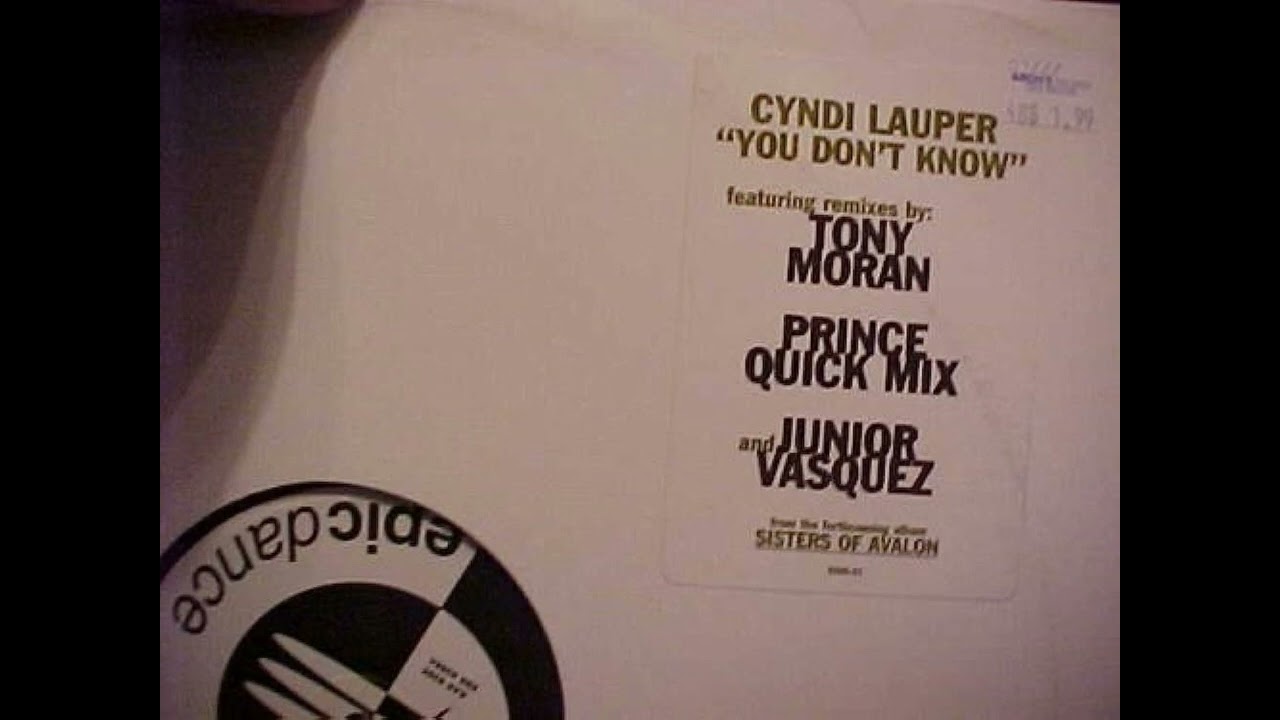 Cyndi Lauper - You Don't Know Prince Quick's Mix Amped Up Pass