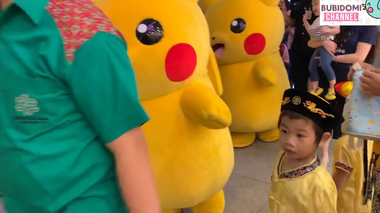 Meet and Greet Pokemon part2 | Pikachu Eevee Lost in the City | Chinese New Year Pakuwon Mal 2020