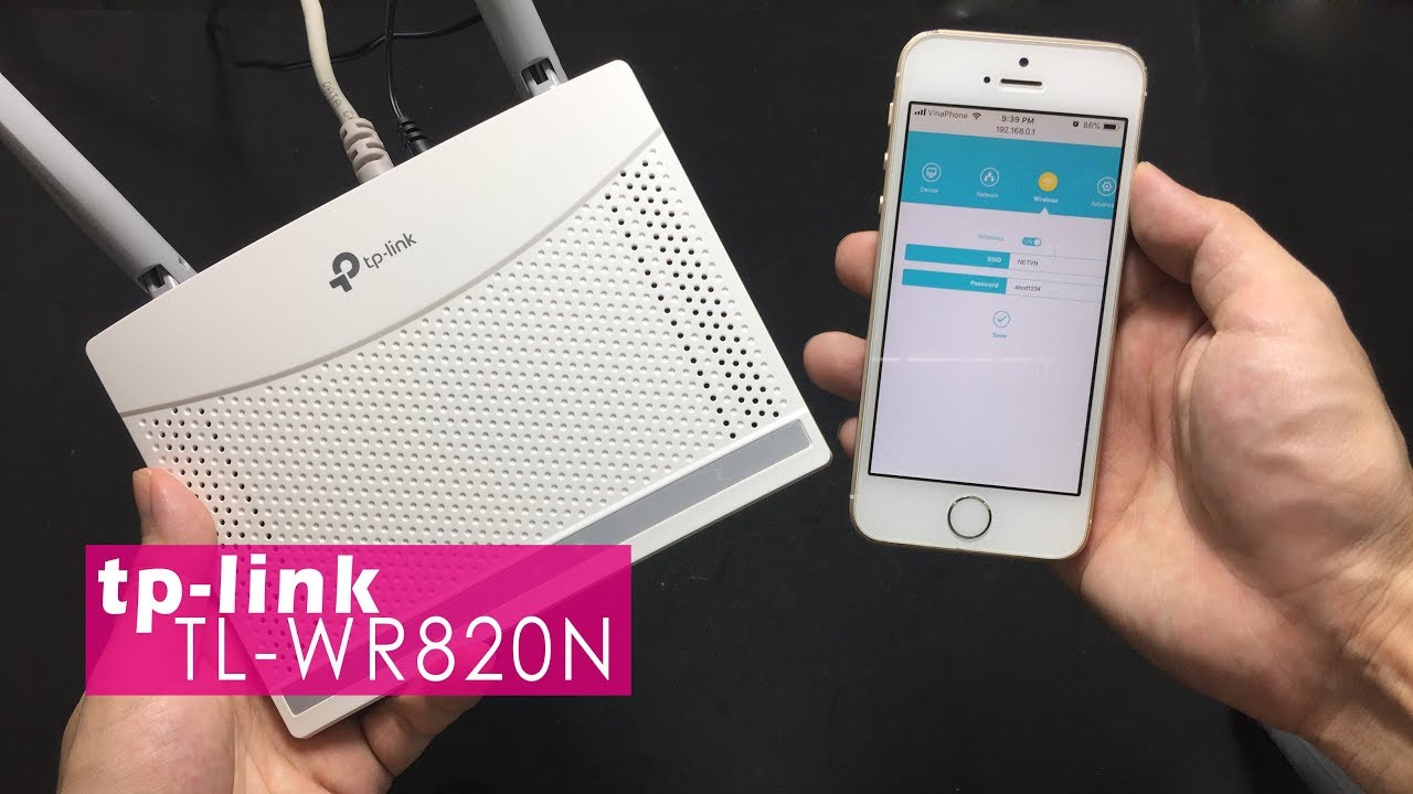 Как настроить Tp-link TL-WR820N с помощью телефона
