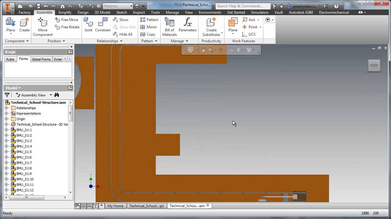Autodesk Inventor - Współpraca z BIM