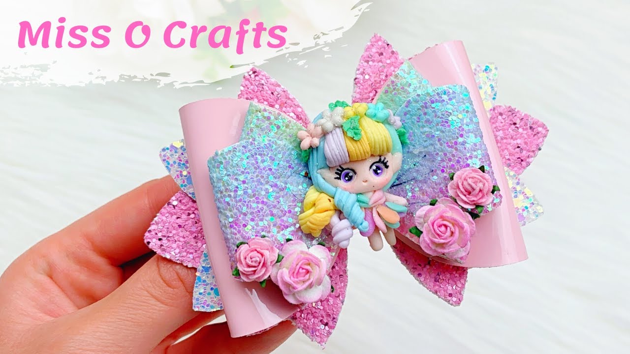 Fairy Hair Bow Tutorial / How To Make Hair Bows With Cricut / Hair Bow Tutorial | Miss O Crafts