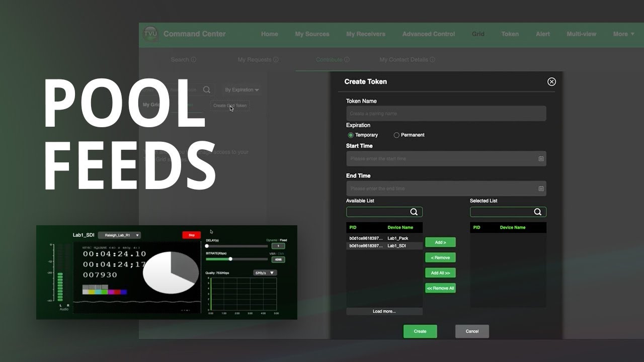 Easily Host Pool Feeds With Other Stations Through TVU Grid