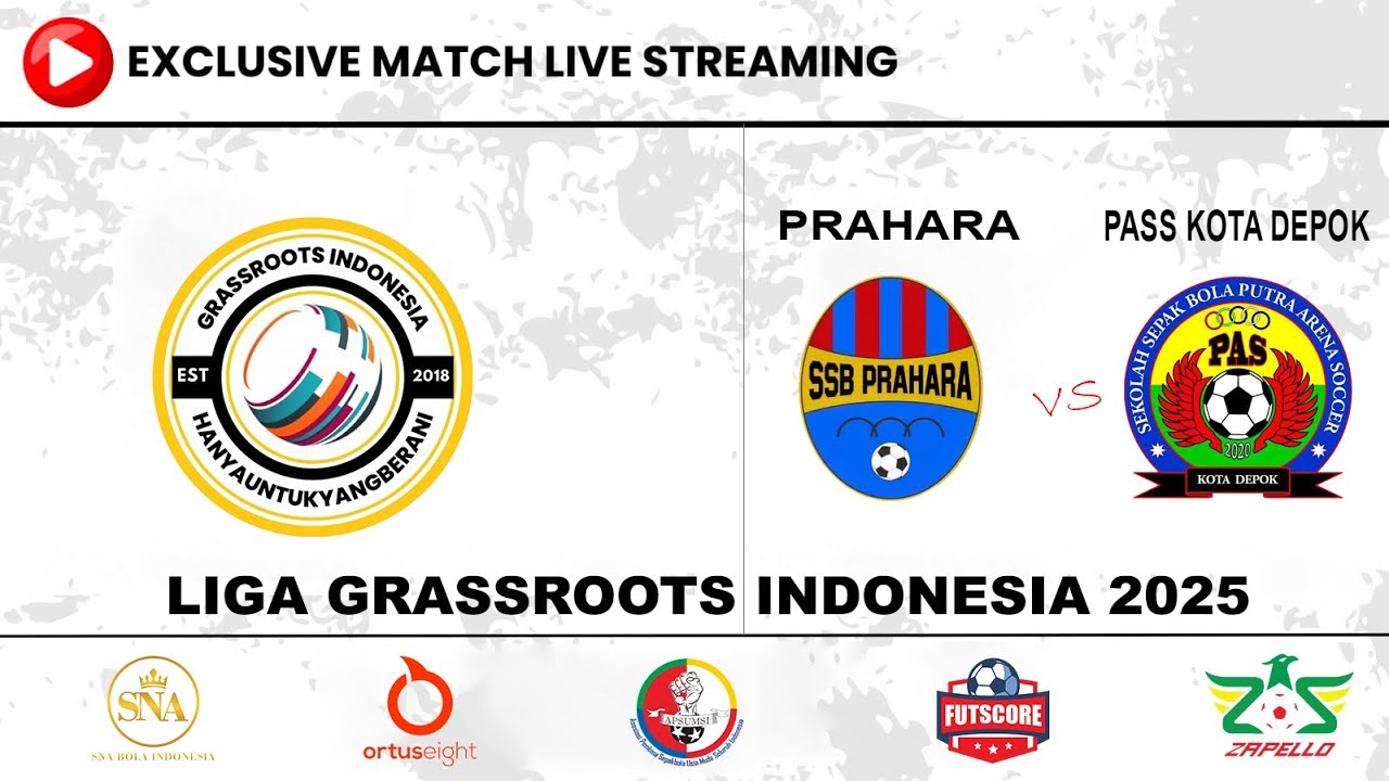 PRAHARA vs PASS KOTA DEPOK | Liga Grassroots Indonesia 2025 JABODETABEK LIVE Lapangan 6
