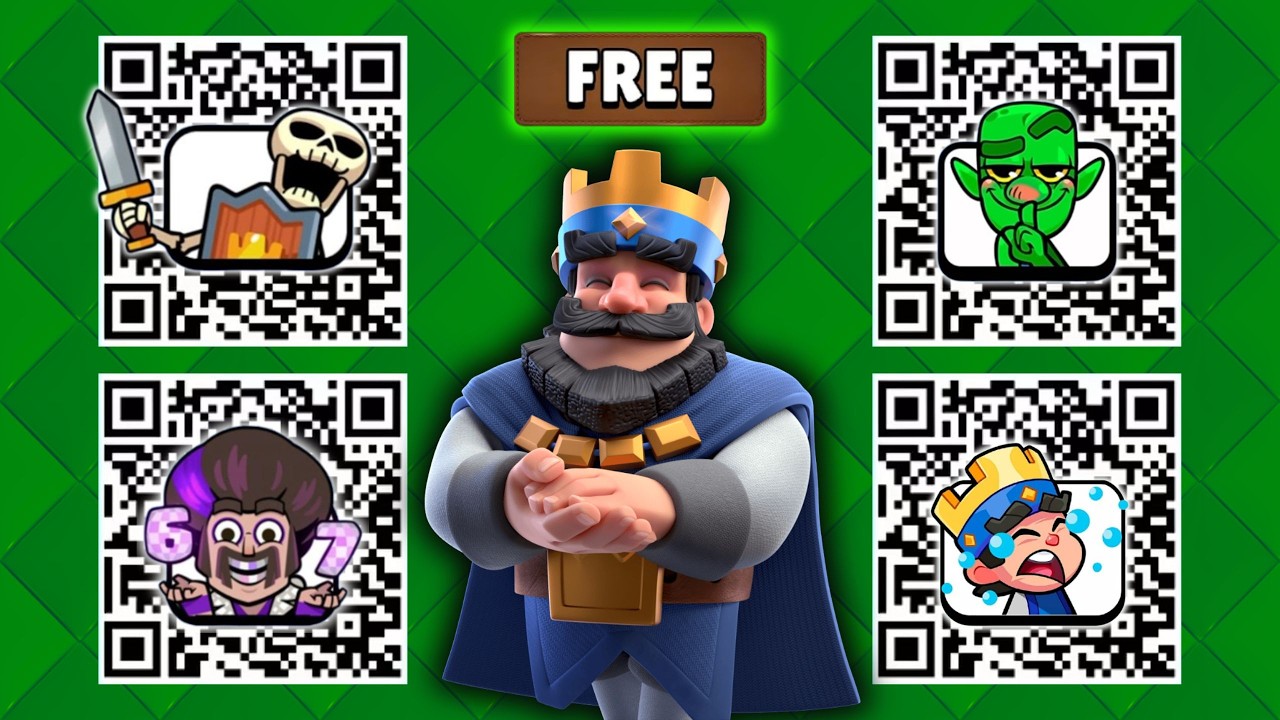 Clash Royale UPDATED Free Emotes (Working QR Codes 2026)