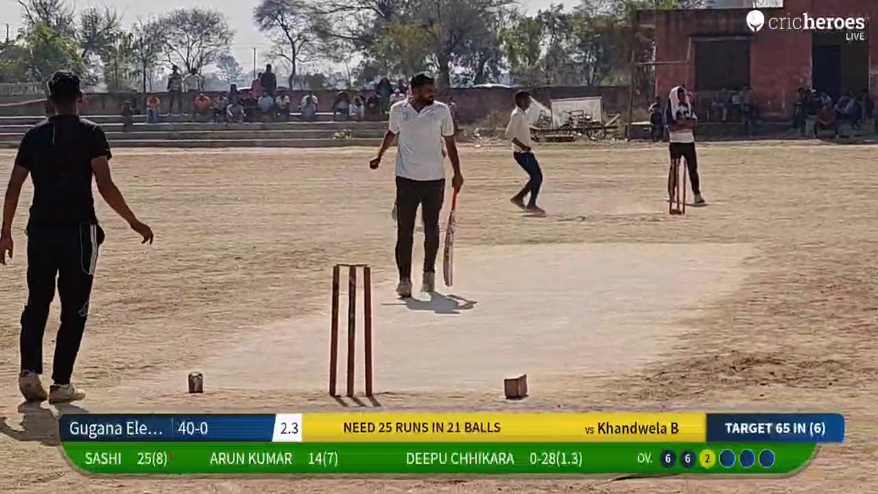 live cricket match | khandwela cricket tournament season 1 2026 live - Rajiv Gandhi stadium Khande