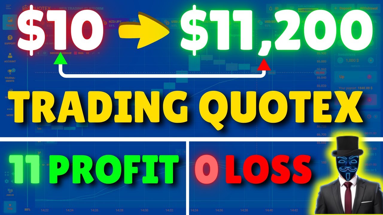 ⚠️TURN $10 INTO $11,200 TRADING QUOTEX LIVE🔴| BEST NO LOSS BINARY OPTIONS STRATEGY TUTORIAL 2025✅️✅️