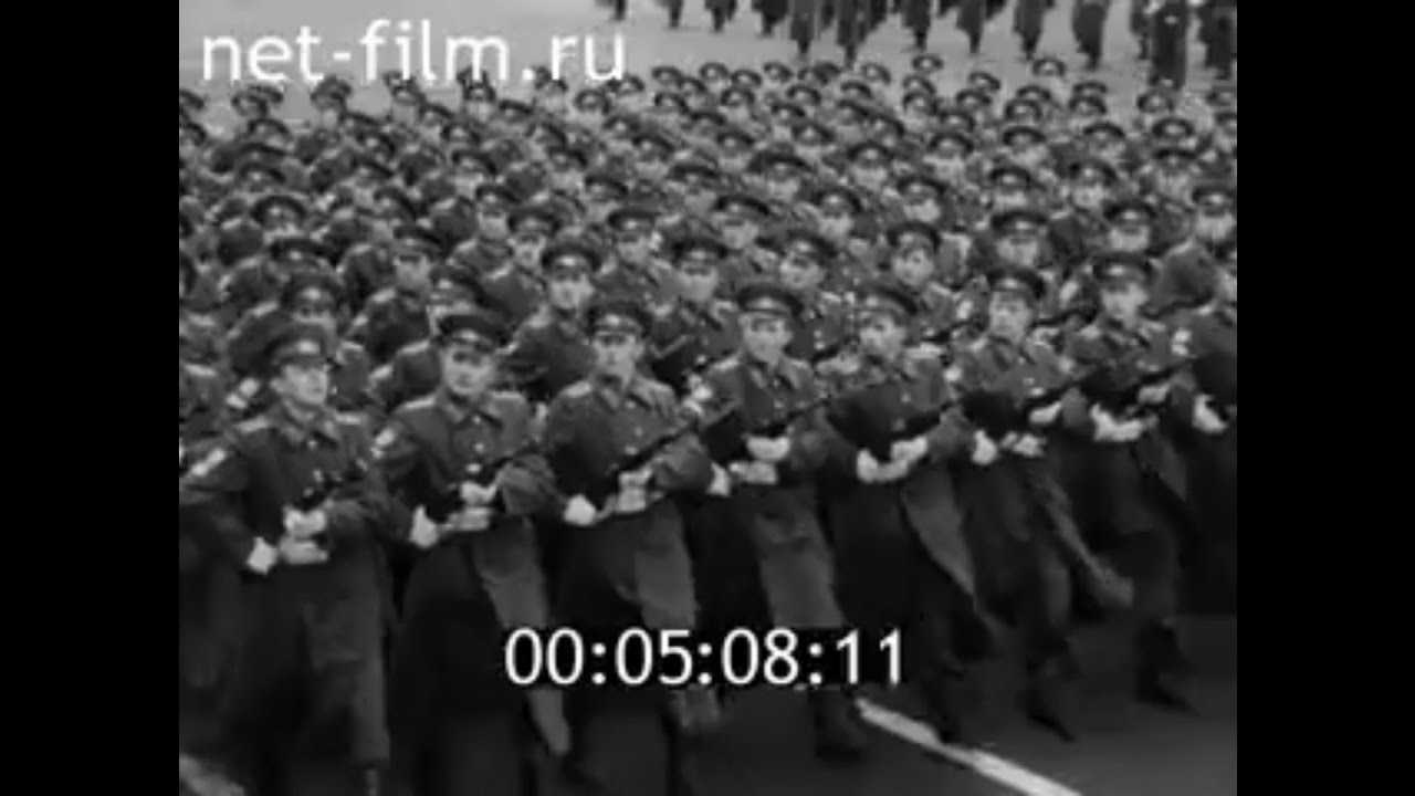 Soviet October Revolution Parade, Leningrad 1972 Парад 7 Ноября