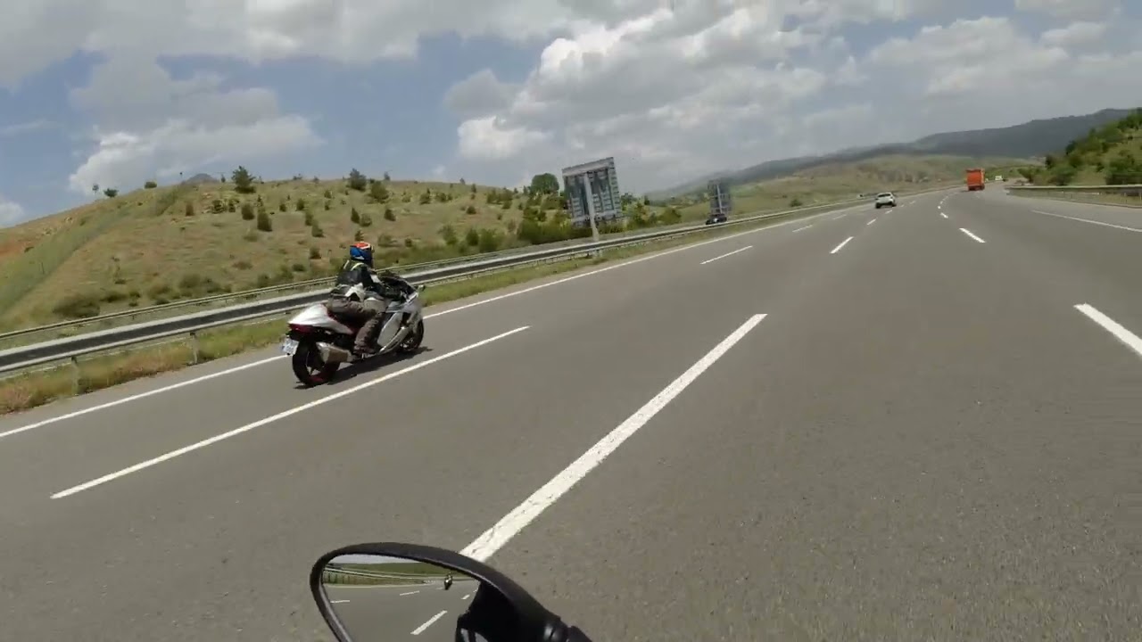Ankara Niğde Otobanı - Ankara Çevre Yolu- 1080p Dji Action - Editsiz - Bmw S1000RR - Gen3 Hayabusa