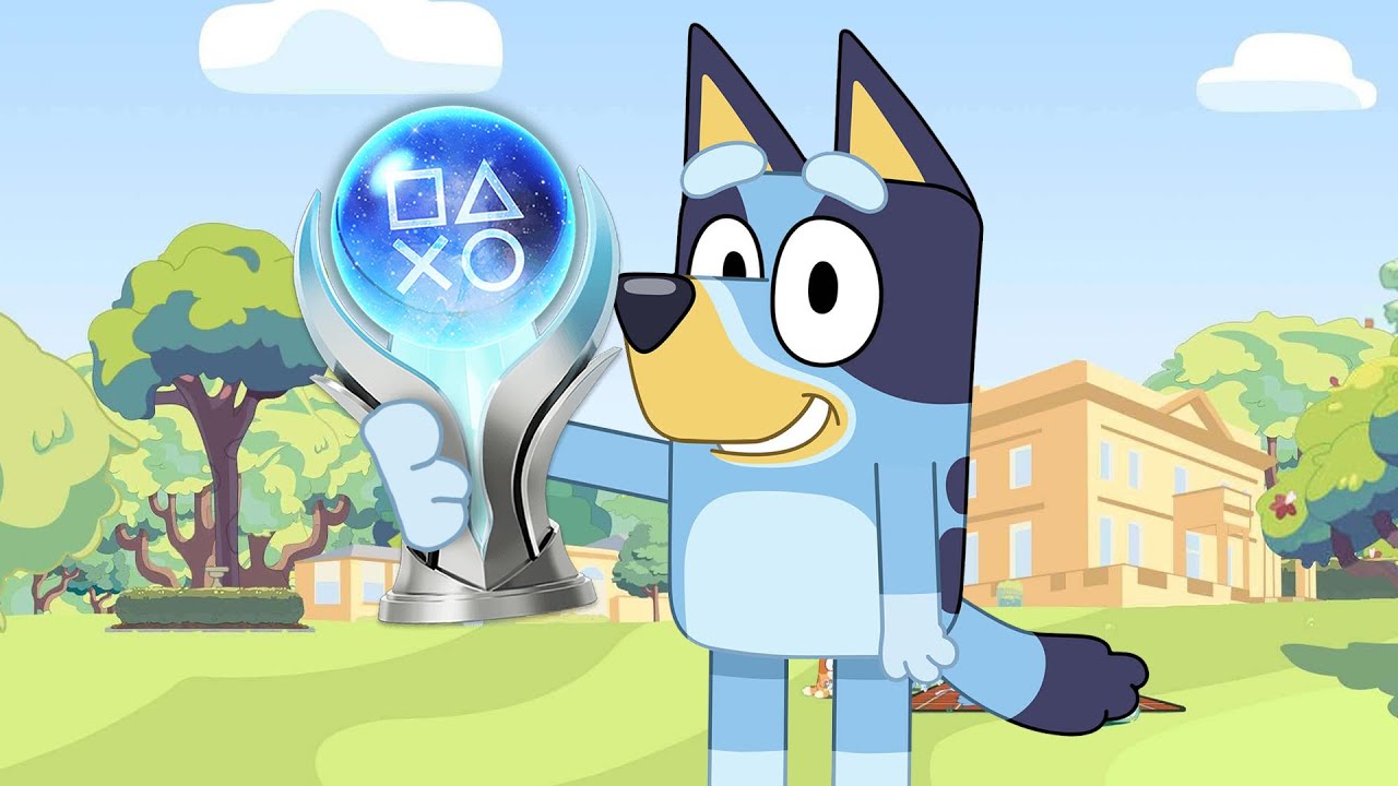 BLUEY das Videospiel hat die schwierigste Platin jemals!