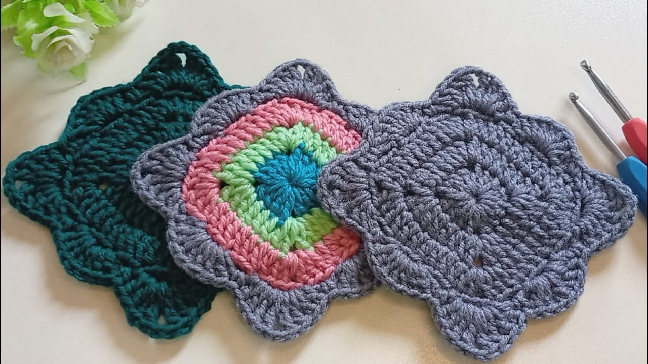 How to make Easy & Simple Crochet Granny Squares 🧶 || Fabulous Crochet Granny Squares #crochet 