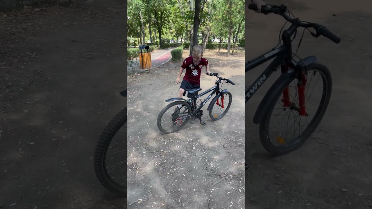 Drift in parc cu bicicleta rockrider 700 #parc #bicicleta #rockrider