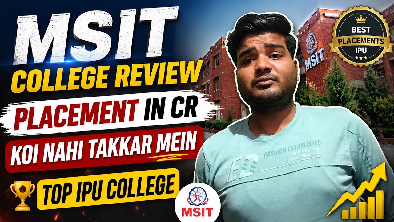 Maharaja Surajmal Institute of Technology Delhi Review || msit delhi review 