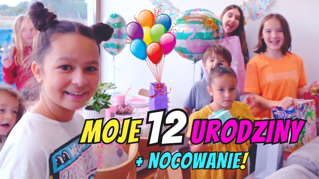 MEGA NIESPODZIANKA🎁 Moje URODZINY + Nocowanie z Przyjaciółmi 🥳