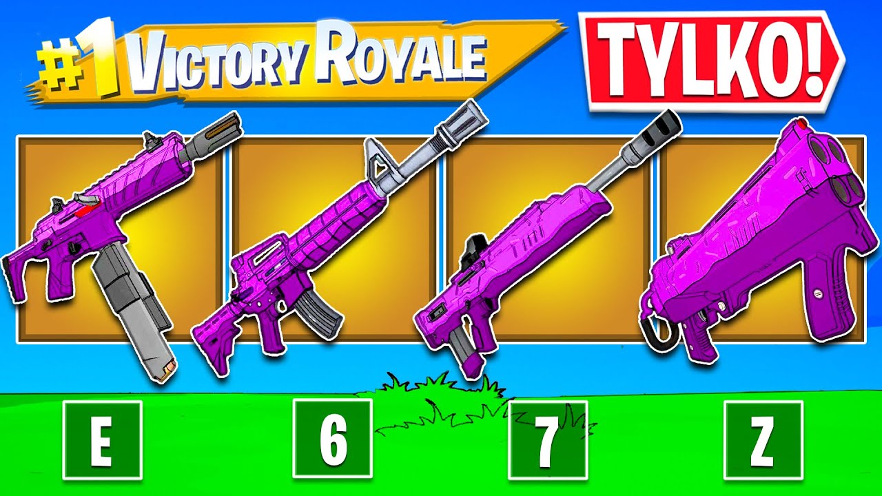 TYLKO NOWE MITYCZNE BRONIE CHALLENGE w Fortnite