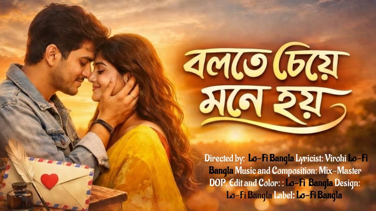 বলতে চেয়ে মনে হয় | Bolte Chaye Mone Hoi | Bangla song | Lo-Fi song | Sad Lo-Fi Music | LoFi Bangla