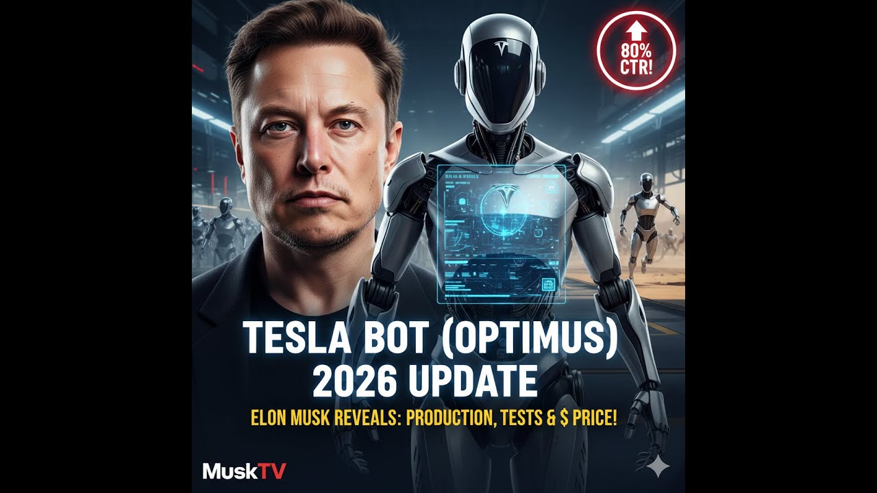 Cập nhật Tesla Bot Optimus 2026 — Elon Musk hé lộ tiến độ sản xuất, thử nghiệm và giá dự kiến