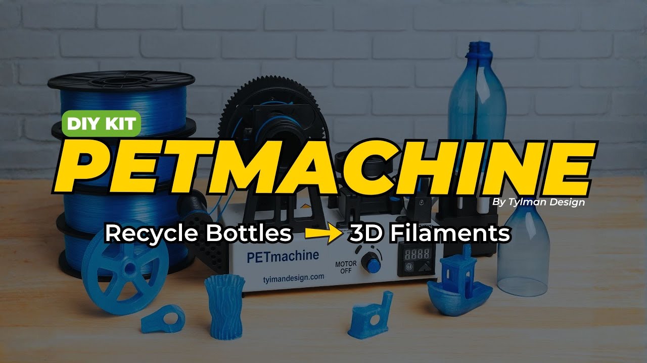 PETmachine Step-by-Step Assembly &mdash; Make 3D Printer Filament from PET Bottles