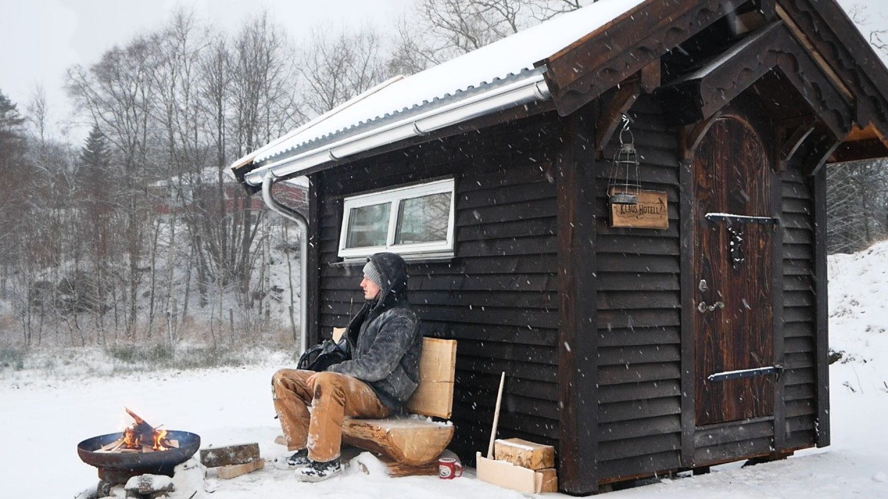 Building My Tiny Cabin Interior (Start to Finish)