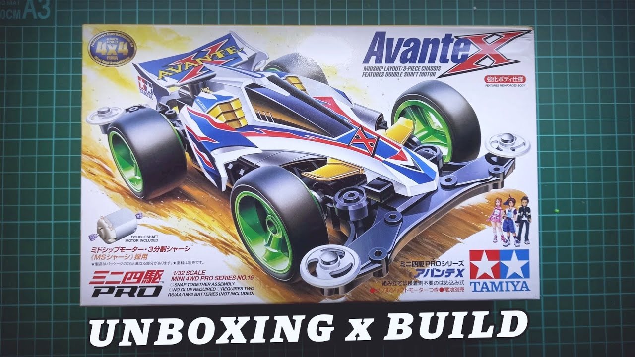 Unboxing Tamiya Mini 4wd 