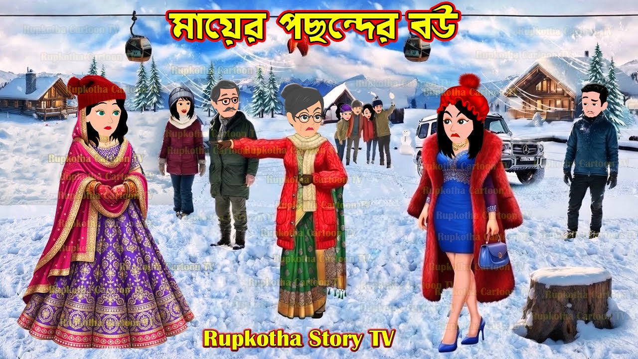 মায়ের পছন্দের বউ - Mayer Pochonder Bou | Cartoon Bangla Cartoon | VIP Atithi | Rupkotha Story TV