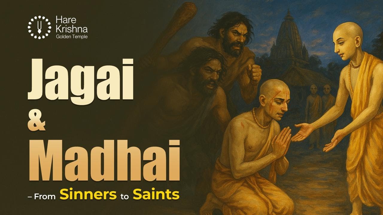 From Drunkards to Devotees: Jagai & Madhai | Lord Chaitanya & Nityananda Compassion  #ISKCON