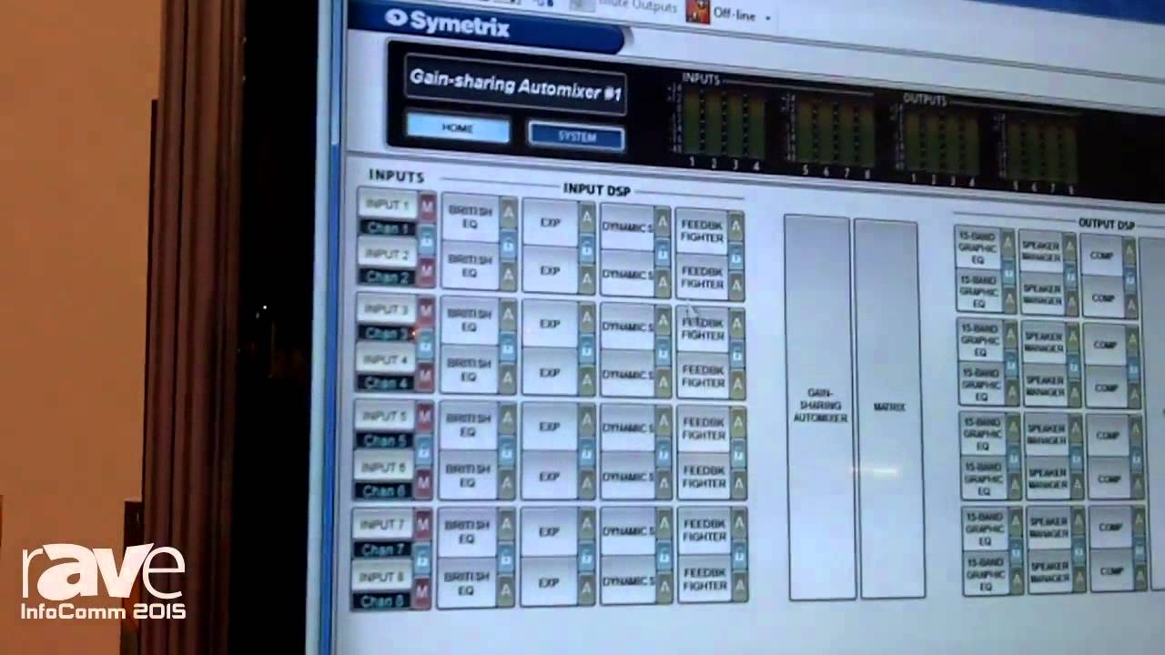 InfoComm 2015: Symetrix Features the Jupiter 8 DSP