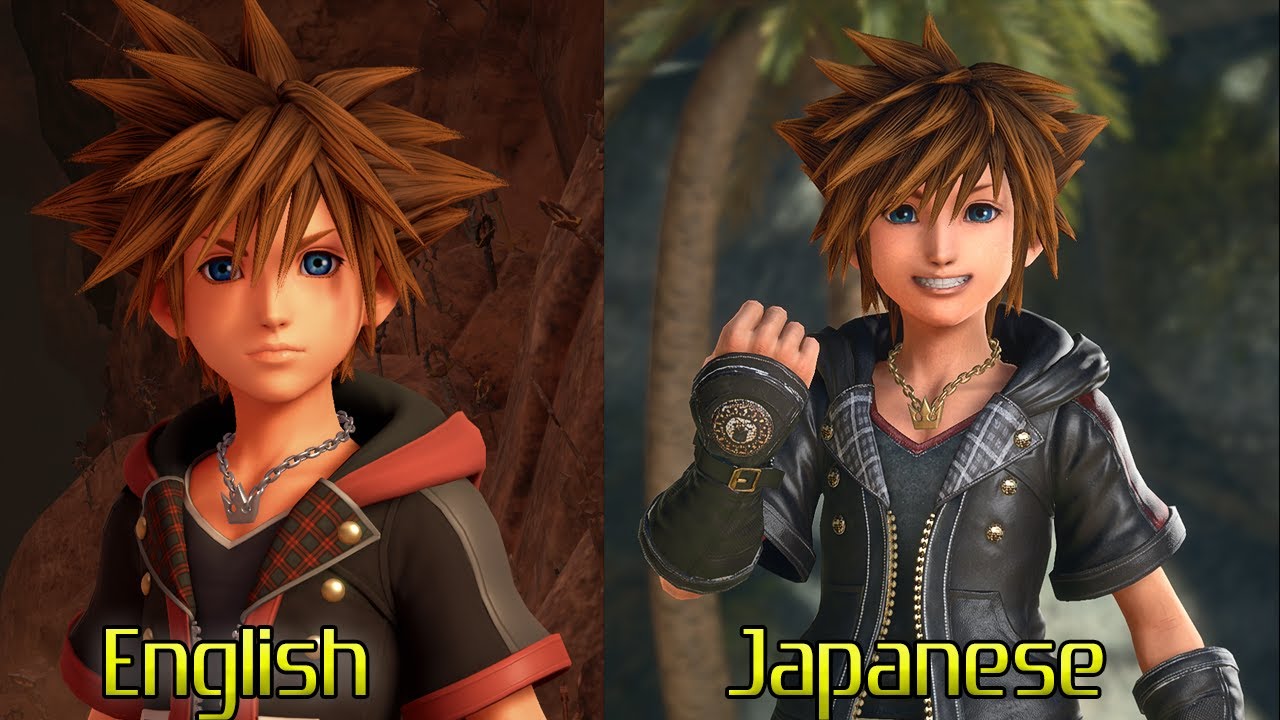 Kingdom Hearts 3 - Japanese vs English Dub Comparison