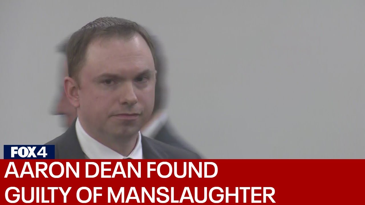 Aaron Dean Trial: Former Fort Worth police officer found guilty of manslaughter
