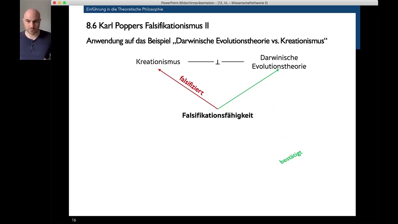 Theoretische Philosophie: Wissenschaftstheorie, 6. Video