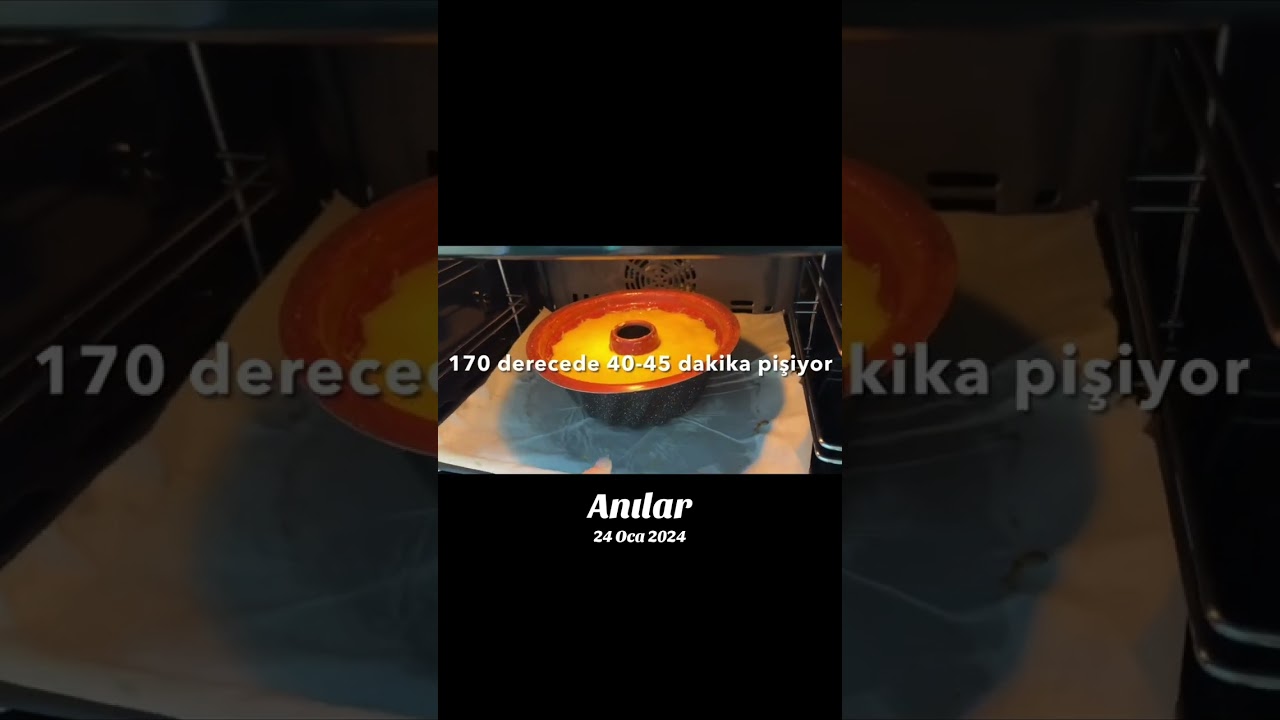 Portakallı kek 