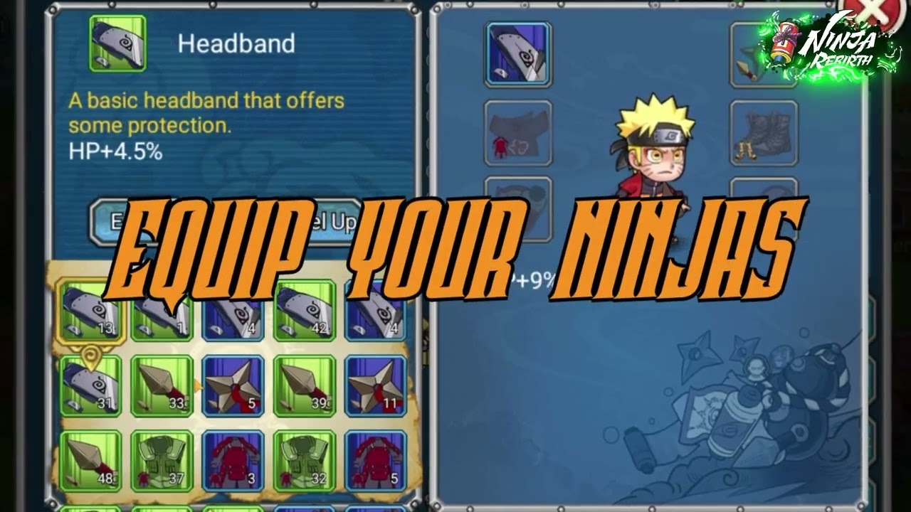 Ninja Rebirth Equipment Guide