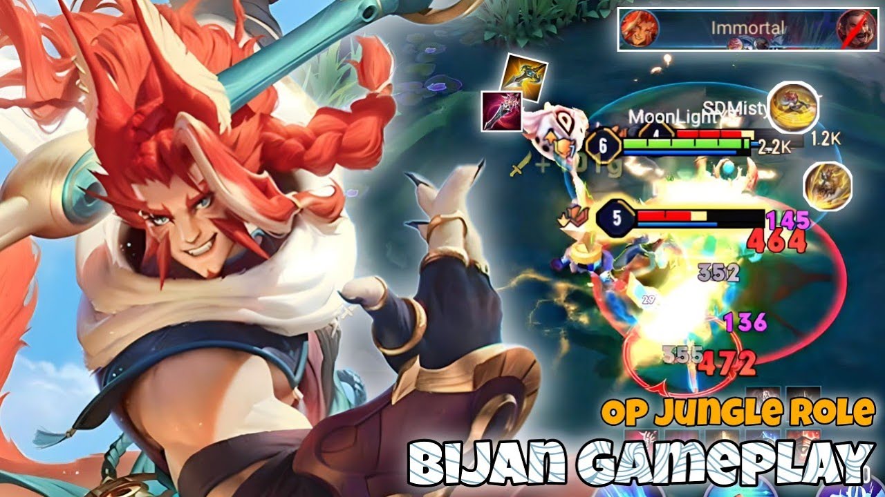 Bijan Jungle Pro Gameplay | Better Than Being Solo Lane | Arena of Valor Liên Quân mobile CoT