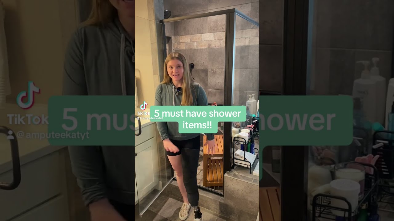 5 must have shower things as an amputee
