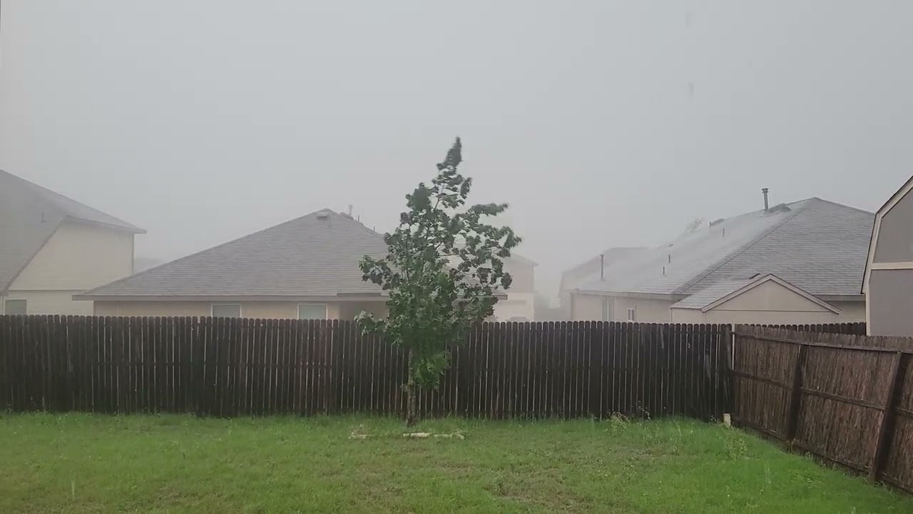 Severe Thunderstorm in Cibolo, TX. MAY 2nd, 2025.