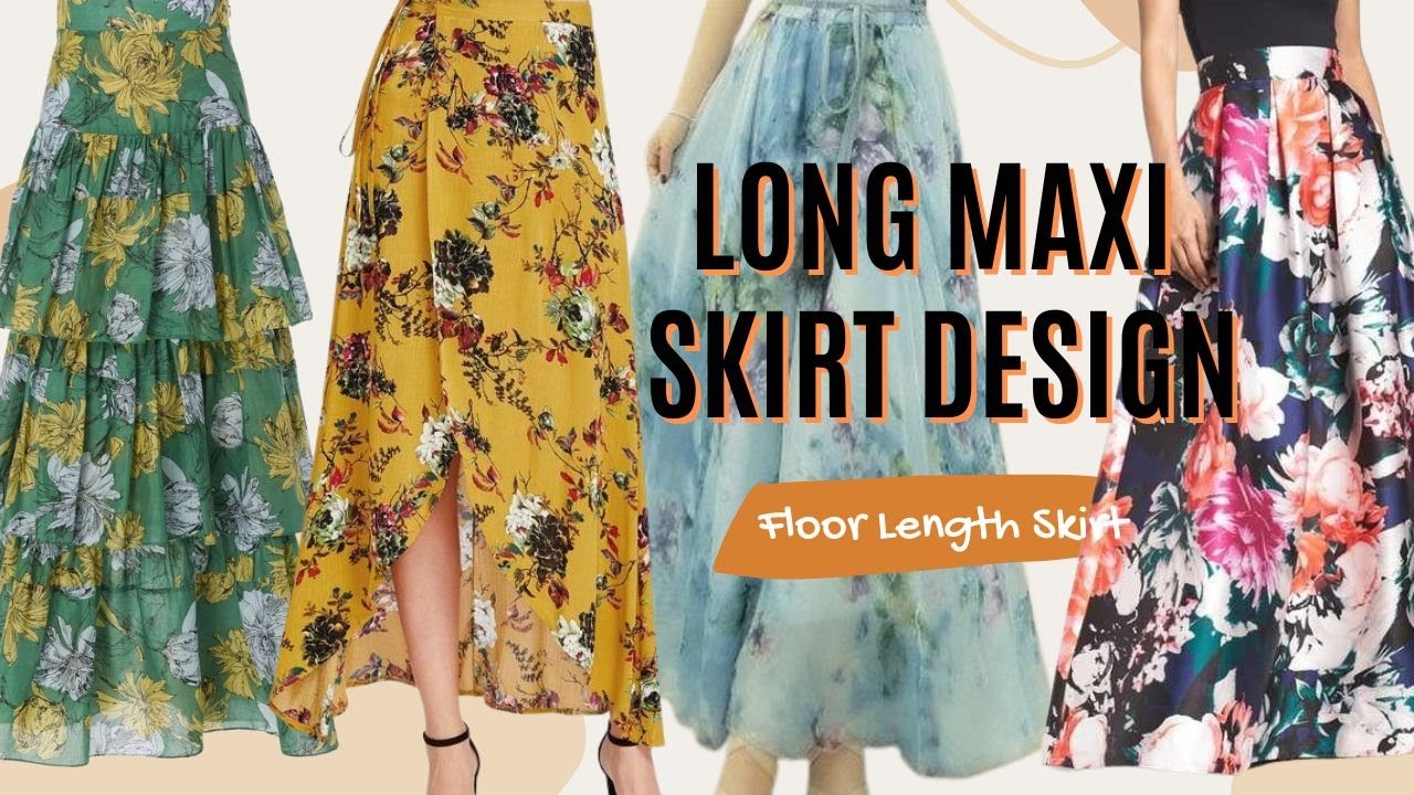 Floral Skirt Long Maxi Skirt Design Long Floral Skirt Outfits Full Midi Floral Skirt Print Modest Fa