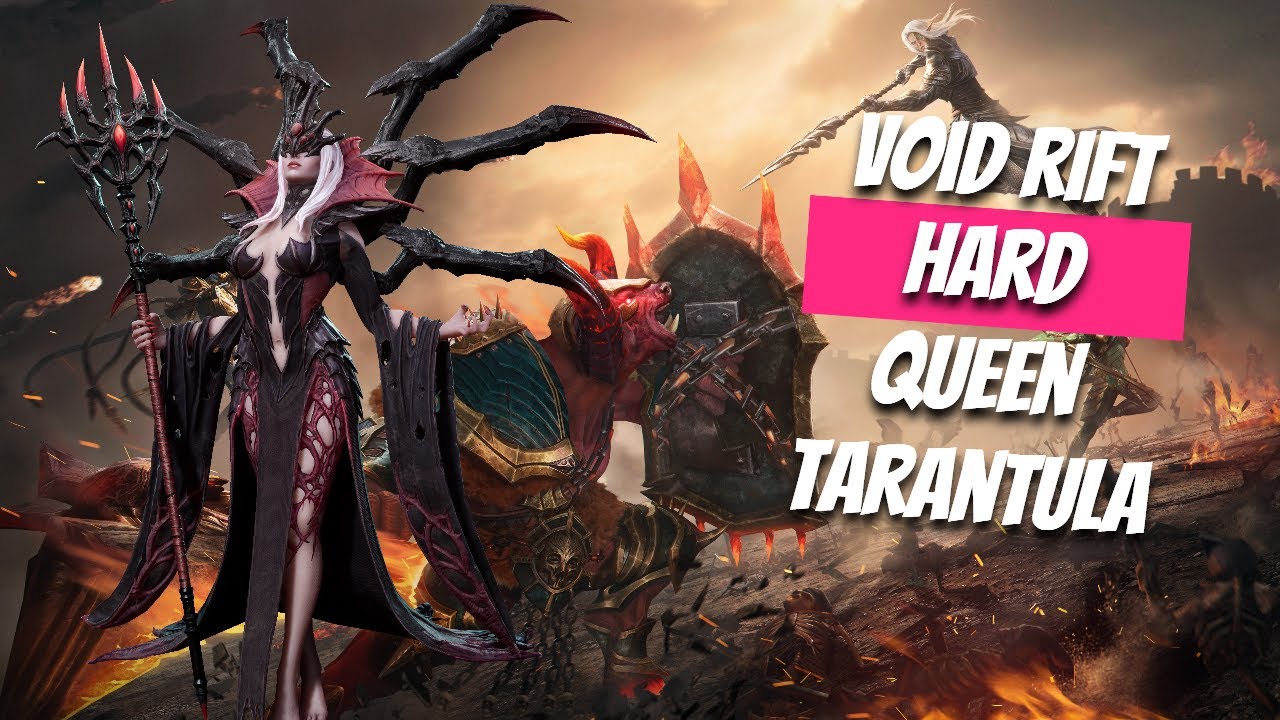 Void Rift Hard - Queen Tarantula - Phase 1 | Watcher Of Realms