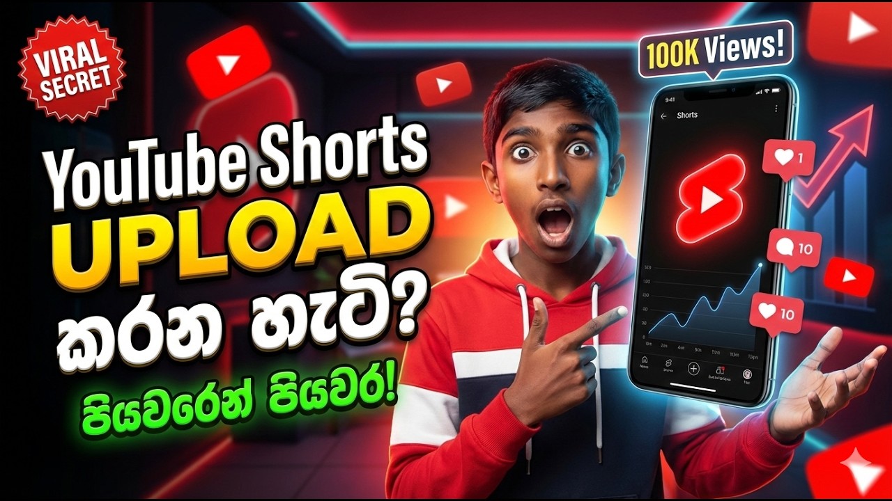 YouTube Shorts නිවැරදිව Upload කරන්නේ කොහොමද? (පියවරෙන් පියවර)