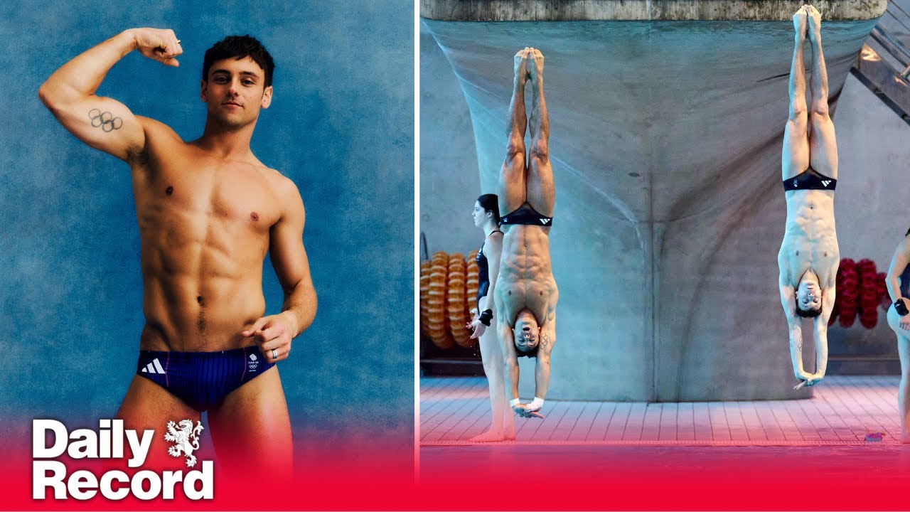 2024 Paris Olympics - Diver Tom Daley in profile