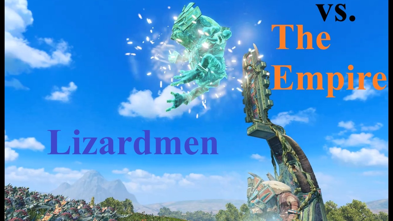 Lizardmen vs. The Empire, Total War: Warhammer III ranked match