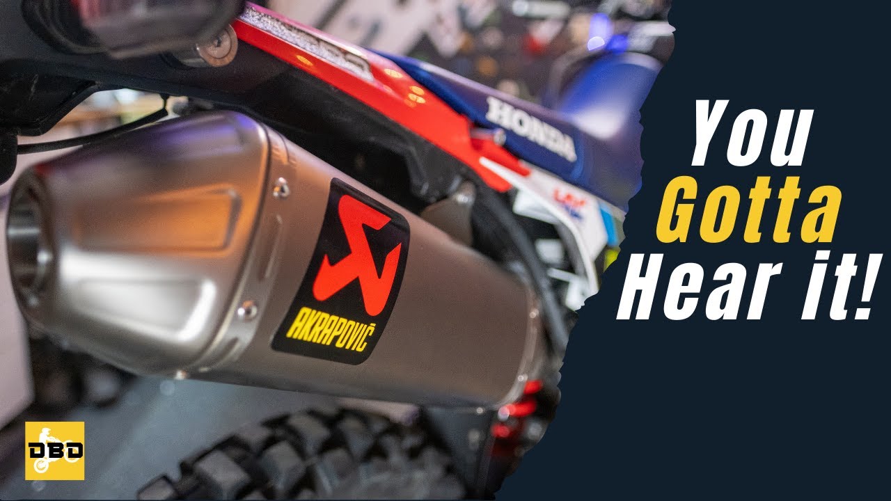 2025 Honda 300L Rally Akrapovic Exhaust Install + Sound Test!