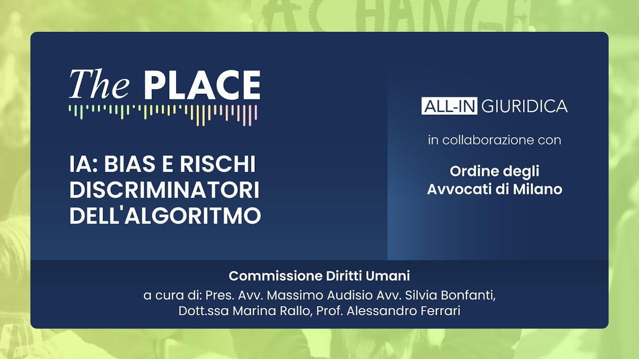 IA: bias e rischi discriminatori dell'algoritmo