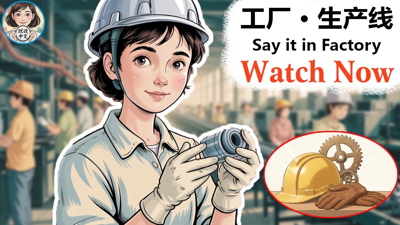 Factory Survival Phrases 工厂 Gōngchǎng & 生产线 Shēngchǎn Xiàn — Speak Confidently at Work