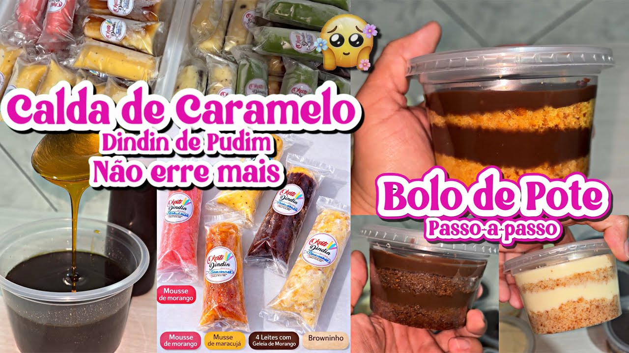 🔥NUNCA MAIS ERRE CALDA DE CARAMELO PARA OS DINDIN DE PUDIM / PESO E MONTAGEM DO BOLO DE PODE/ VLOG