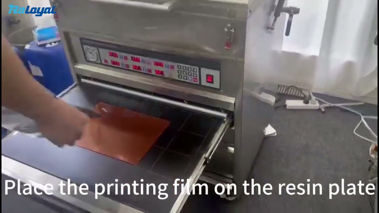 Flexo Plate Making Machine Operation Video 1-Used with Flexo Printing Machine-Raloyal