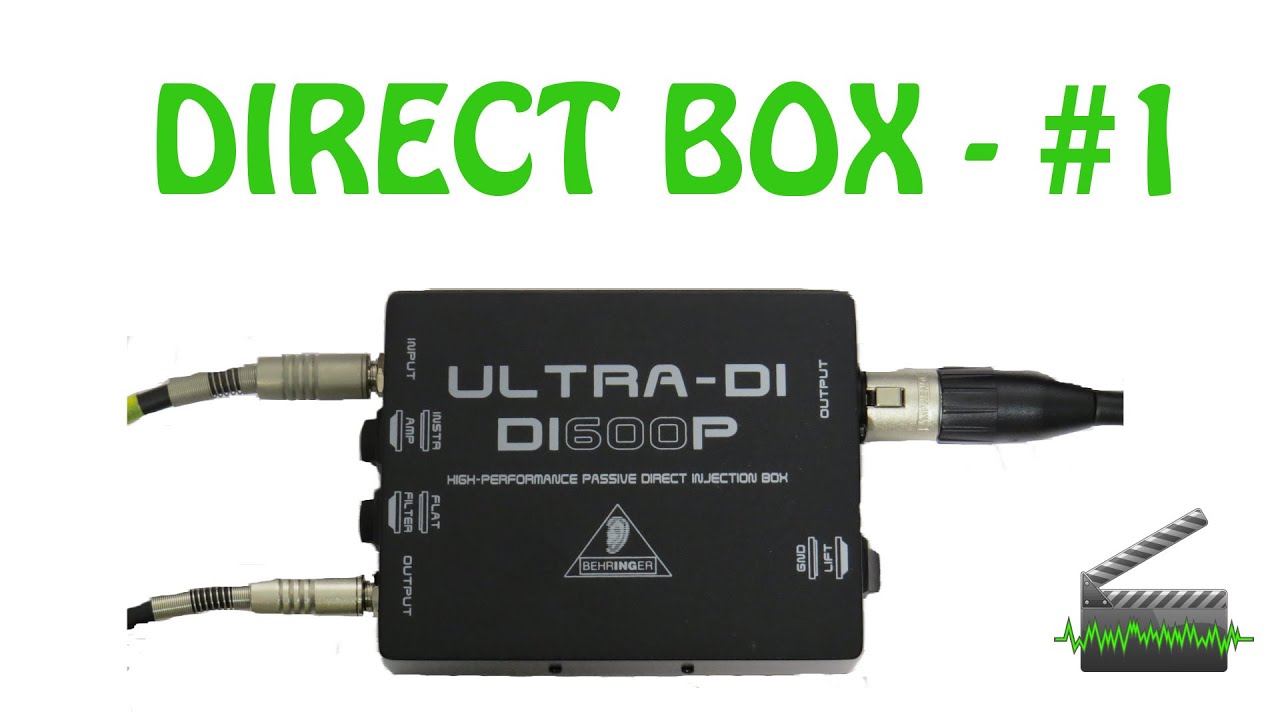 Direct Box #1 - Conex&otilde;es e Sinal Balanceado