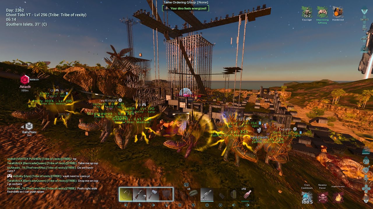 Meatrunning Wiu Wiu & Running the Foot PvP | WLDD | Ark Ascended Official PvP #8