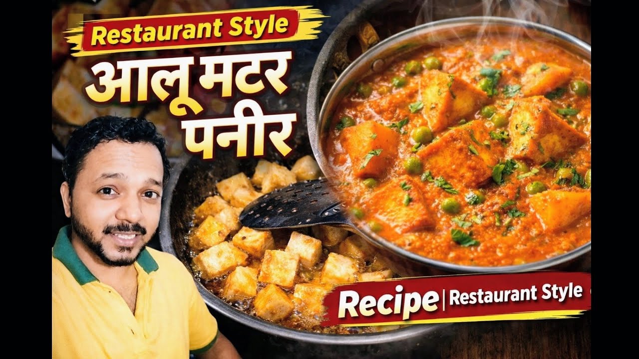 How to Make Aloo Matar Paneer | Authentic Indian Veg Curry Recipe | आलू मटर पनीर रेसिपी बहुत आसान