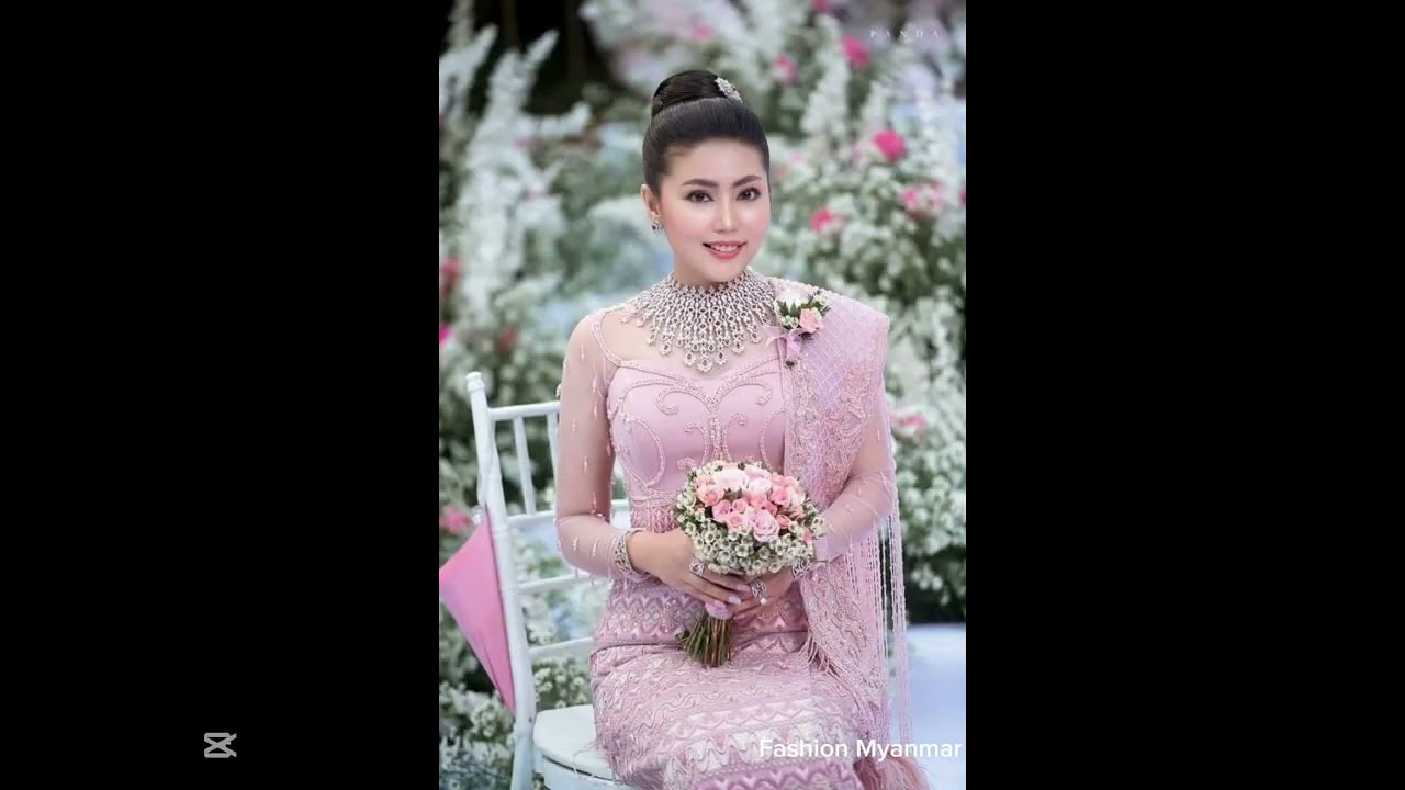 သတိုးသမီးဝတ်စုံ စုစည်းမှု #myanmarweddingdress #myanmardress #myanmargirls #fashionmyanmar