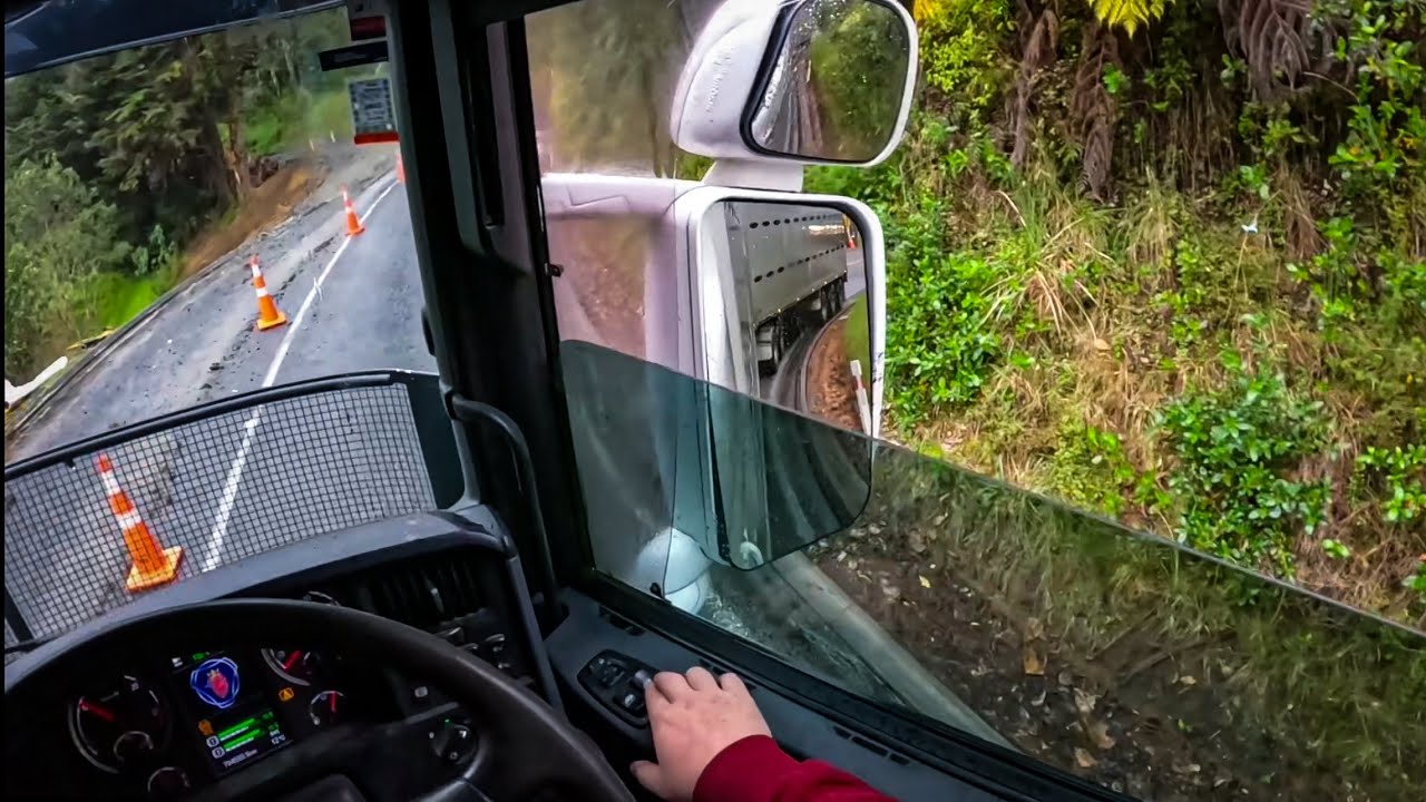 Truck Driving Raw POV - New Zealand Backroads And Chats 🐄🚛