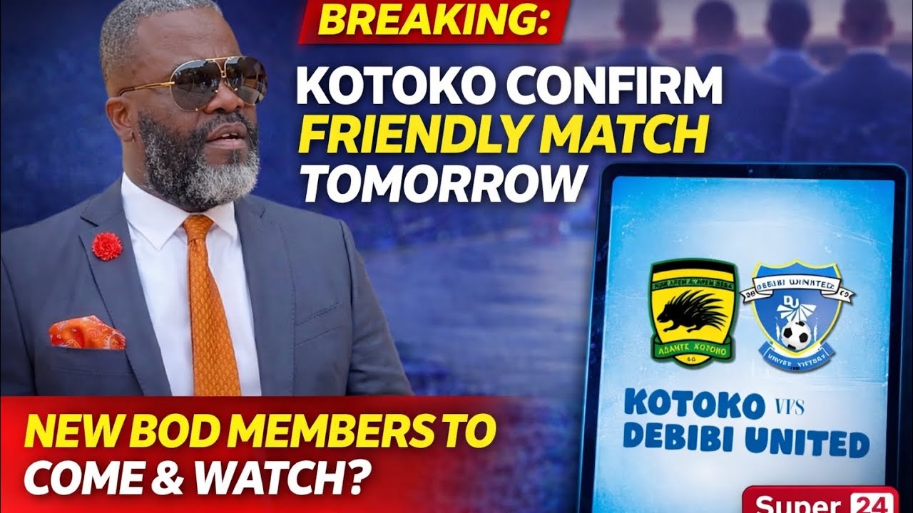 CONFIRMED: KOTOKO TO PLAY FRIENDLY GAME THE TOMORROW AT ADAKO JACHIE TRAINING GROUNDS VS DEBIBI UTD
